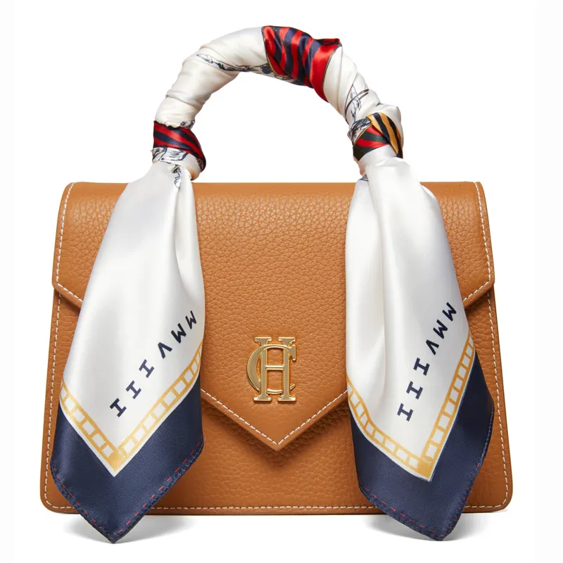 Holland Cooper Dowdeswell Scarf Bag - Tan Contrast